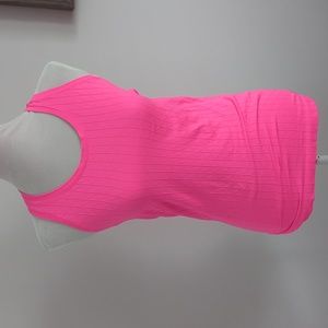 Victoria's Secret Sport  Tank Racer Back Bright Pink size Medium VSX Tank